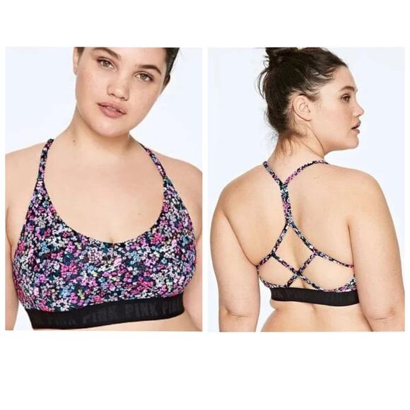 Victoria's Secret Pink Sport Ultimate Lightly Lined Sports Bra Medium - Picture 1 of 13